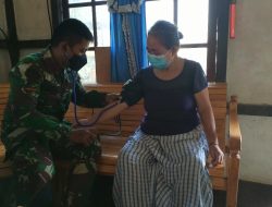 Usai Cek Kesehatan Warga, Dandim Sambas Puji Satgas TMMD Kodim 1201/Mempawah