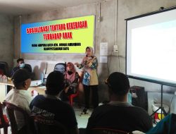 Maraknya Kekerasan Terhadap Anak, Pemdes Ampera Raya dan DP3KB Kubu Raya Gencar Sosialisasi