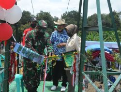 Nama H .Umuh Muhtar diabadikan Jadi Nama Jembatan Gantung