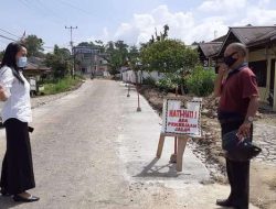 BMSDA Sanggau Sedang Tangani Peningkatan Rekonstruksi Jl. Sutan Syahrir
