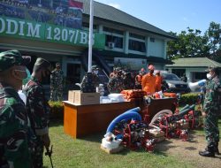 Antisipasi Bencana Siklon Tropis Surigae, Kodim 1207 Siagakan Pasukan dan Perlengkapan