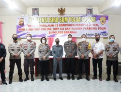 Biro SDM Polda Kalbar Gelar Asistensi 13 Komponen Personel Polri
