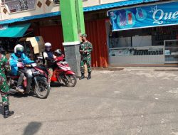 Cegah Penyebaran Covid-19, Kodim 1201/Mempawah Bagi-bagi Masker Gratis