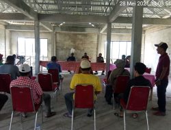 Koramil Sungai Kunyit dan Bhabinkamtibmas Hadiri Musyawarah Penetapan APBDesa