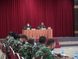 Brigjen TNI Rony Sambut Kedatangan Tim Pengawas Pos Audit Itjenad
