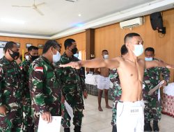 DANLANTAMAL XII Pontianak Pimpin Pelaksanaan Sidang Pantukhir Daerah Calon Taruna dan Calon Tamtama