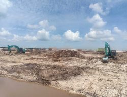 Pekerjaan Lapangan Bandar Udara Singkawang Tahap Kedua Hampir Rampung