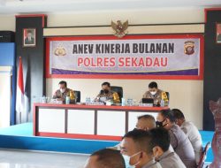 Anev Kinerja Polres Sekadau, Ini Yang Menjadi Topik Pembahasan
