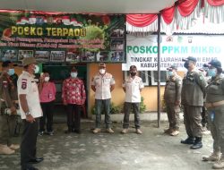Satpol PP dan Camat Bengkayang Sosialisasi Jelang HUT RI ke-76