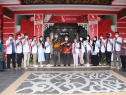 Wakil Bupati Sanggau Sambut 12 Orang Tenaga Internship yang Bertugas di Kabupaten Sanggau