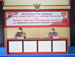 Bidkum Polda Kalbar Gelar Penyuluhan Hukum, Bahas Dua Peraturan Berikut