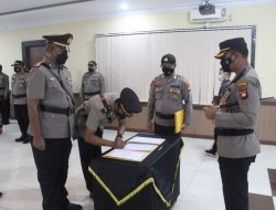 Kapolres Sanggau Pimpin Sertijab Dua Kasat dan Sejumlah Kapolsek