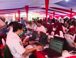 Ribuan Pelajar Ikuti Vaksinasi Massal Badan Intelijen Negara