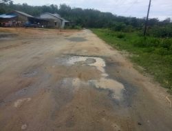 Pekerjaan Proyek Jalan Karangan Sompak Terkesan Asal-Asalan