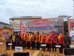 Peletakan Batu Pertama Pembangunan Kelenteng Nabi Khonghucu Singakawang Barat