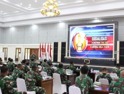 Prajurit Kodam XII/Tpr Terima Sosialisasi Doktrin TNI AD Kartika Eka Paksi