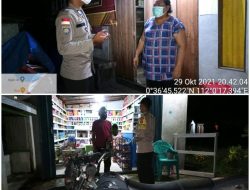 Tingkatkan Keamanan Wilayah Binaan, Brigadir Irwan Berikan Penerangan Keliling Secara ‘Door to Door’
