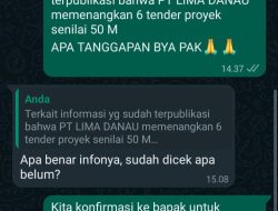 Oknum Direksi PT Lima Danau Blokir Upaya Konfirmasi Media Massa