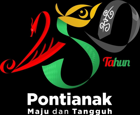 Keterangan foto: Logo HUT Kota Pontianak ke-250. (Internet/Istimewa)