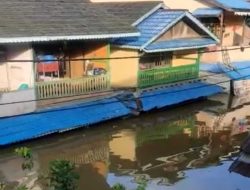 Baru Seminggu Surut, Kota Kecamatan Menukung Dilanda Banjir Lagi