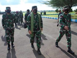 Kunjungan Kerja di Bumi Khatulistiwa,  Pangkogabwilhan I Disambut Pejabat TNI Kalbar