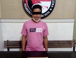 Residivis Narkoba Diamankan Satuan Reserse Narkoba Polresta Pontianak Kota