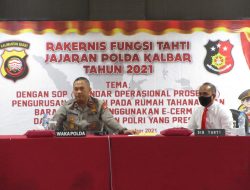 Wakapolda Kalbar Buka Rapat Kerja Teknis Fungsi Tahti