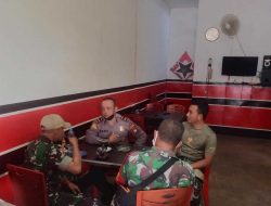 Tingkatkan Sinergitas Jelang Nataru, Kapolsek Meliau Ajak Danramil dan Personil ‘Coffee Morning’