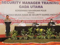 Korbinmas Baharkam Polri Tutup Pelatihan Gada Utama PT Graha Yutaka Muda