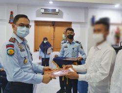80 Warga Binaan Pemasyarakatan Narkotika Kelas II A Jakarta Dapatkan Remisi Khusus Natal 2021