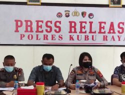 Rilis Capaian Kinerja 1 Tahun, Wakapolres Kubu Raya: Kasus Pidana Alami Kenaikan