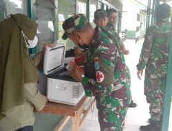 Masuki Tahun 2022, Pemberian Vaksinasi Covid-19 ke Masyarakat Kembali Dilakukan Tim Nakes Kodim 1201
