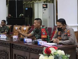 Rapat Monitoring dan Evaluasi, Dandim 1201: Mempawah Darurat Vaksin, Kerjasama Tim Dibutuhkan