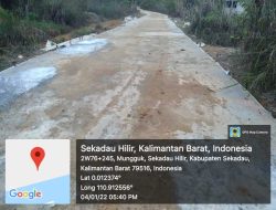 Proyek ‘Tak Bertuan’ di Sekadau Diduga Dikerjakan Asal Jadi