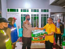 Kapolresta Pontianak Bantu Warga Korban Bencana Puting Beliung