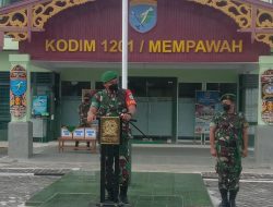 Upacara Bendera 17 Januari 2022, Dandim 1201 Bacakan Amanat KASAD
