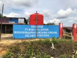 Mimpi Jadi Kenyataan, PT Bumi Tata Lestari Bangun Sarana Air Bersih di Dusun Sungai Pinang