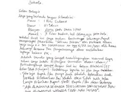 Buntut Kriminalisasi Kepsek, Ratusan Siswa dan Alumni SMAN 3 Poso Kirim Surat ke MA
