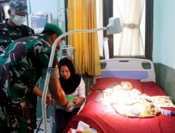 Dandim 0608/Cianjur Jenguk Anak Penderita Gizi Buruk