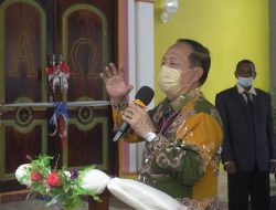 Hadiri Peresmian dan Penahbisan GPIB Semunte, Wabup Sanggau: Umat Harus Kompak Membangun Rumah Tuhan