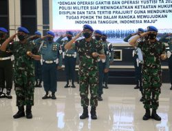 Pangdam XII/Tpr Buka Operasi Gaktib dan Yustisi Polisi Militer
