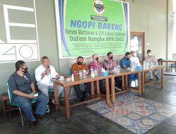 Gubernur Kalbar Berikan Sambutan dalam Acara “Ngopi Bareng” Forum Wartawan & LSM Kalbar-Indonesia dalam Rangkaian HPN 2022