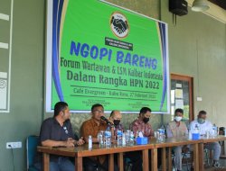 Kapendam XII/Tpr Hadiri “Ngopi Bareng” Forum Wartawan dan LSM Kalimantan Barat-Indonesia