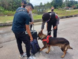 Kerahkan Unit K9, Patroli Ditsamapta Polda Kalbar Tak Temukan Aktivitas Ilegal di Perbatasan Malaysia-Indonesia di Kabupaten Sambas