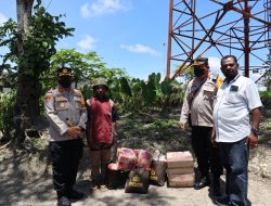 Ini Tujuan Kapolres Pegunungan Bintang Bertemu dengan Panglima Otonom Yanson Singpanki di Kampung Okmakot