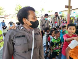 Pasca Kerusuhan, Satgas Damai Cartenz Lakukan Giat Trauma Healing Kepada Pengungsi Yahukimo