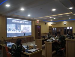Sukseskan Program TMMD, Kasdam XII/Tpr Ikuti Rakornis TMMD ke-113 Tahun 2022