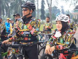Minggu Sehat, Dandim Mempawah Ikuti Fun Bike Bersama Forkopimda