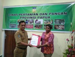 Satgas Binmas NODC Lakukan Koordinasi dengan Kadis Pertanian dan Pangan Papua