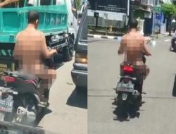 Geger! Polisi di Bali Telanjang Bulat Kendarai Motor saat Berangkat Kerja